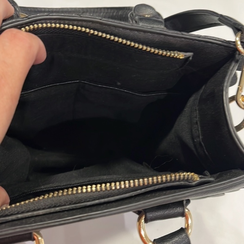 Fashion crossbody bag gold studs quilted - Picture 6 of 11